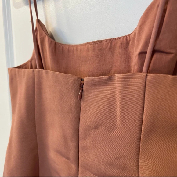 ASOS design  mini structured dress with under bust cut out detail size 6 - Picture 9 of 11